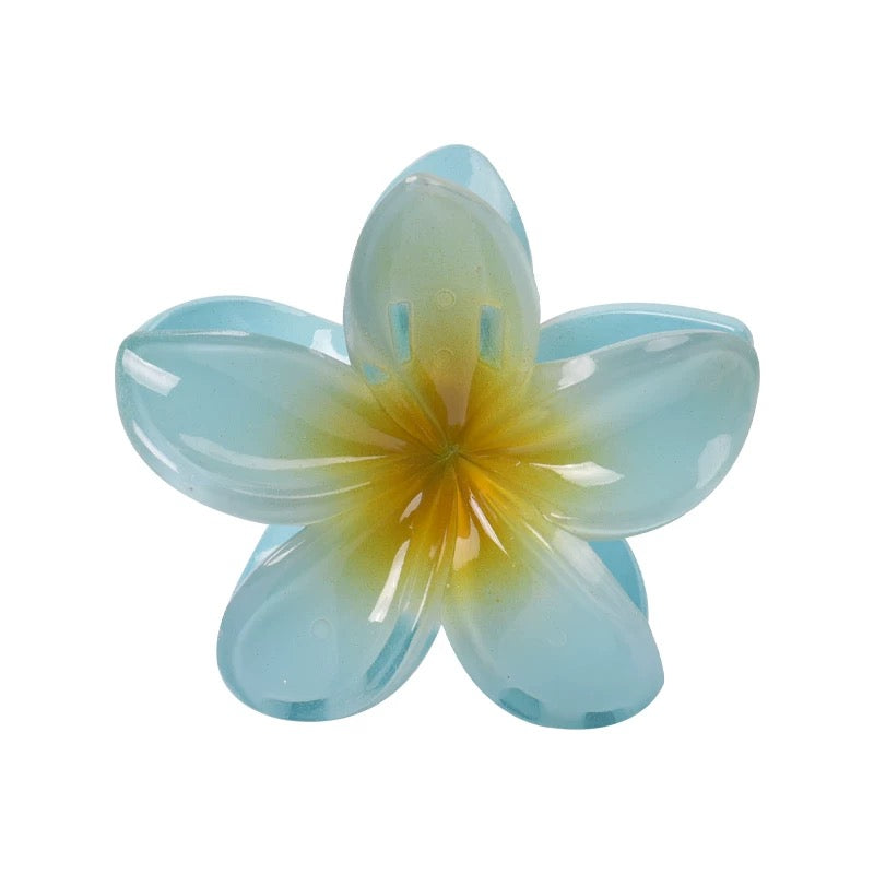 Gradient Egg Flower Hair Claws Clip swee
