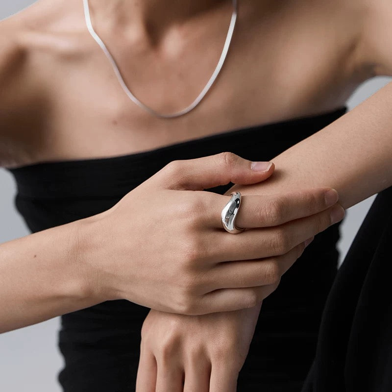 Modern Sterling Silver Ring – Sleek & Timeless Design 16